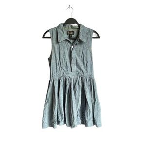 Levi’s x Opening Ceremony blue denim western cowgirl dress w/ pockets size small